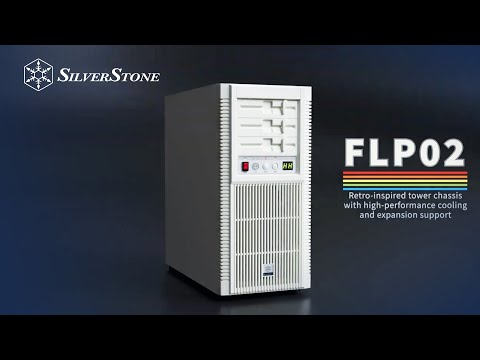 SilverStone FLP02 Retro-inspired tower chassis with high-performance cooling and expansion support