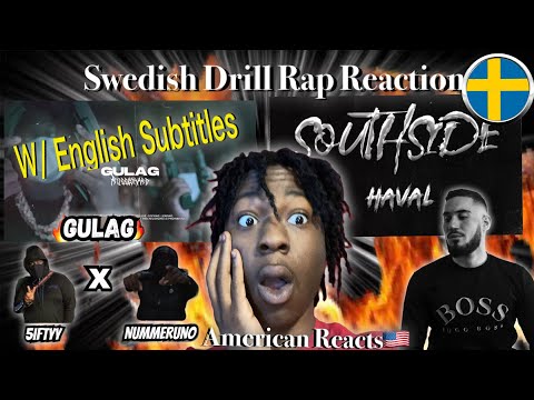 Swedish Drill Rap with English subtitles! Ft. HAVAL - Southside | 5iftyy X NummerUno - Gulag | Einar
