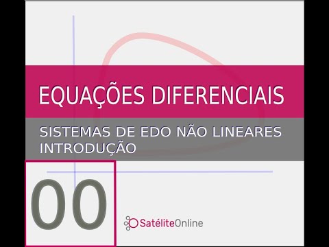 Sistemas de EDO não lineares 00: Introdução
