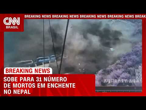 Sobe para 31 o número de mortos em enchentes no Nepal | LIVE CNN