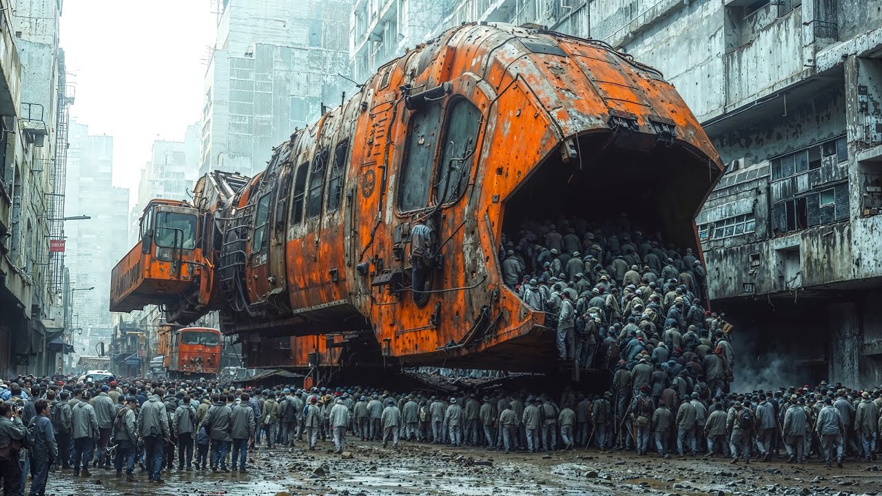 In This World People Are Bulldozed Off the Streets and Processed into Food for the Poor