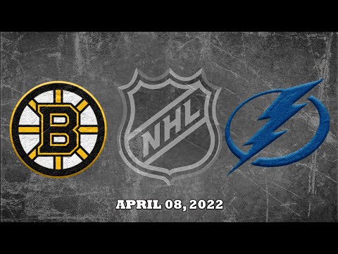 NHL Bruins vs Lightning | Apr.08, 2022