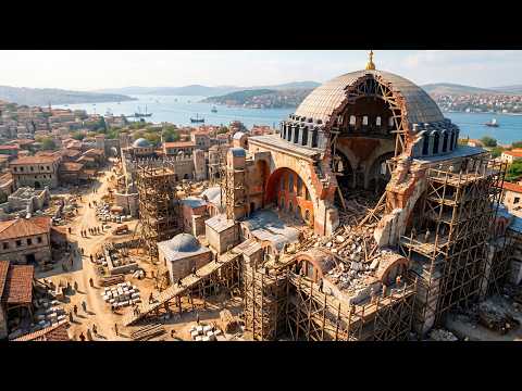 How Medieval Builders Constructed Hagia Sophia Without Machines… Even After It Collapsed