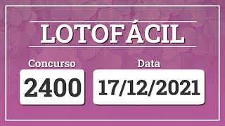 Capa de LOTOFÁCIL 2400