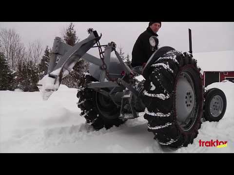 Snöröjning med Grållen