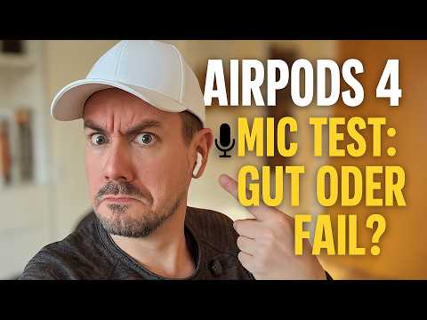 Airpods 4 Mic Test & Vergleich zu den Airpods Pro 2