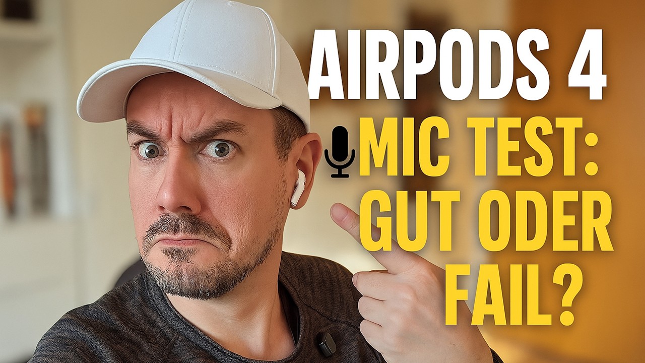 Airpods 4 Mic Test & Vergleich zu den Airpods Pro 2