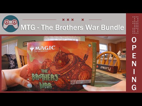 Magic The Gathering: The Brothers' War Gift Bundle Opening