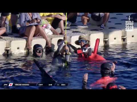 AIDA Depth World Championship Villefranche-Sur-Mer 2019 - CWT - Day 1