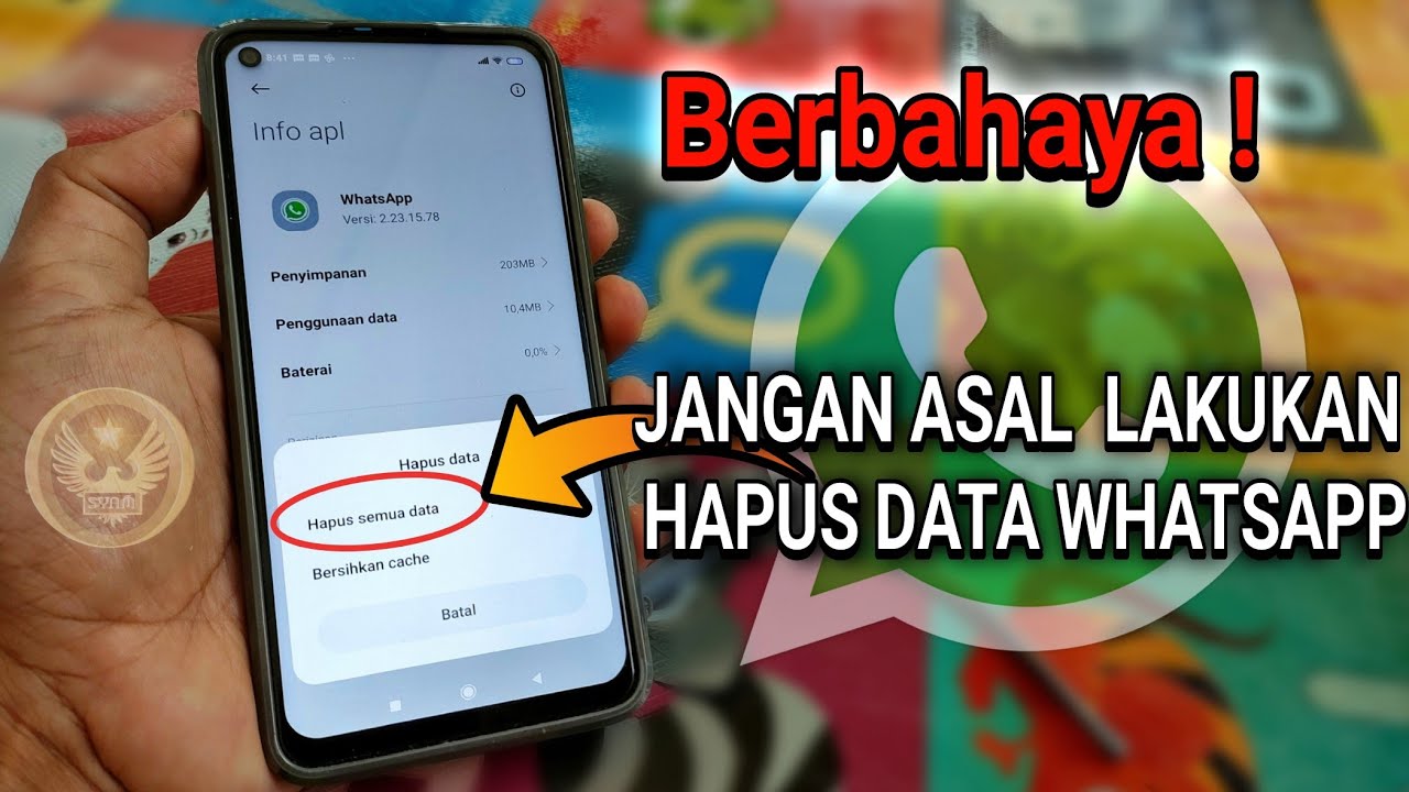 Ini Bahayanya Melakukan Hapus Data Di WhatsApp