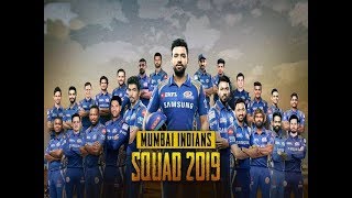 IPL MI Team 2019 Players List|2019 MI squad(see description for more information)