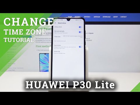 How to Set Up Date & Time on Huawei P30 Lite - Change Time Zone