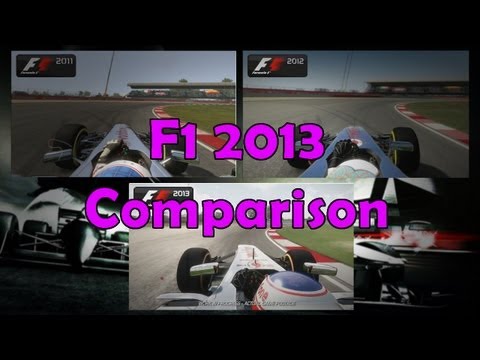 F1 2013 Comparison to F1 2011 & 2012 - Button Silverstone Hotlap