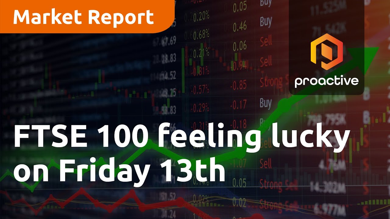 FTSE 100 feeling lucky on Friday 13th - Market Report