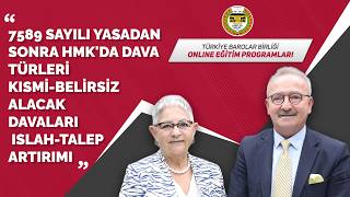 7589 Sayılı Yasadan Sonra HMK'da Dava Türleri Kısmi-Belirsiz Alacak Da