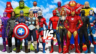 MARVEL CIVIL WAR - TEAM CAPTAIN AMERICA VS TEAM IRON MAN - EPIC SUPERHEROES WAR