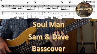 Sam & Dave Soul Man Bass Cover Tabs Score Notation Chords Transcription. Bass: Donald 'Duck' Dunn