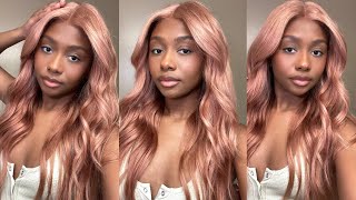 Highly Recommend! | I Love this Rose Gold Blonde hair! It's Giving! 🌹| Ft. Remyforte Hair