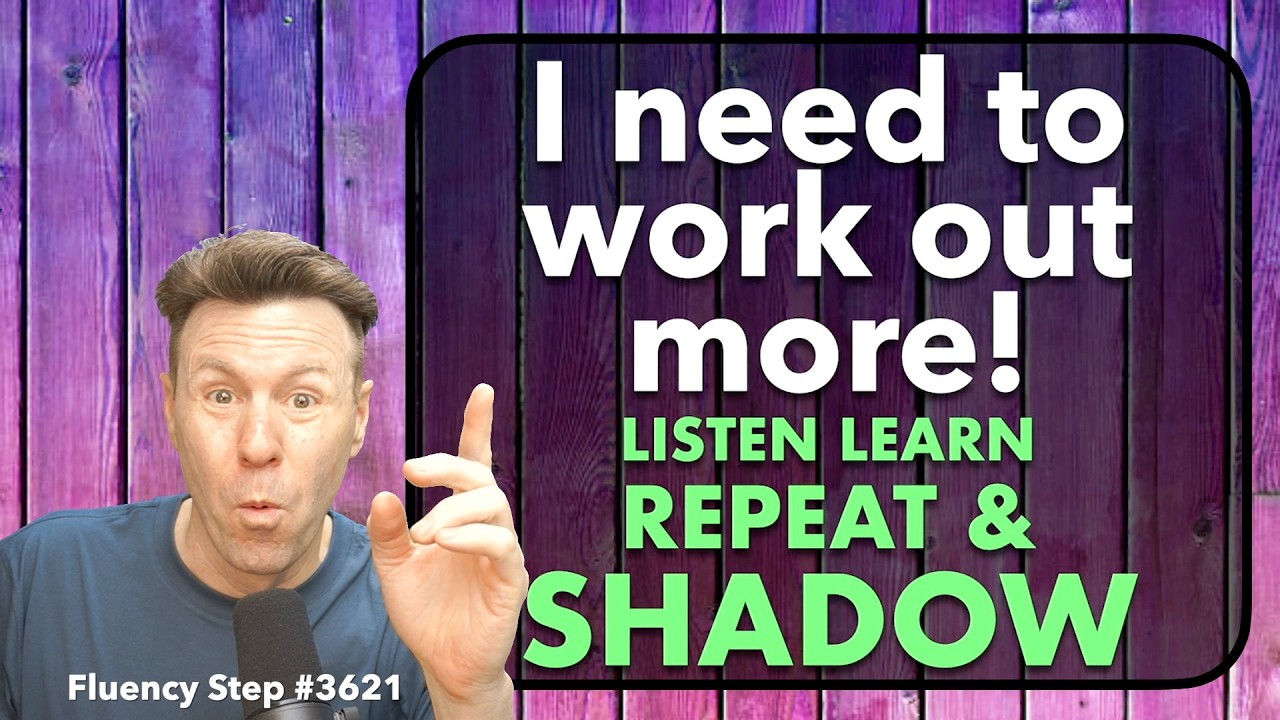 SHADOWING English: Speaking Practice for Fluency, Pronunciation and Flow