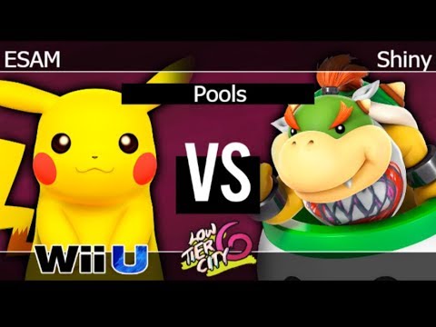 LTC 6 - PG | ESAM (Pikachu) vs  Shiny (Bowser Jr.) Pools - Smash 4