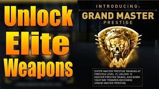 NEW Grand Master Prestiges, Unlock Elite Weapons (Call of Duty Advanced Warfare Update)