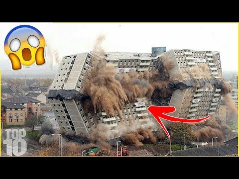 TOP 10 BUILDING DEMOLITION BIGGEST COMPILATION 2025