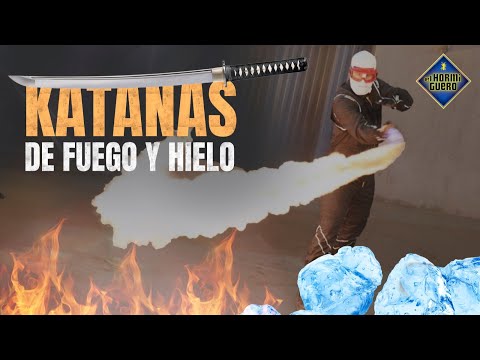 KATANAS A PRUEBA - Marron asombra con unas katanas de fuego y hielo - El Hormiguero