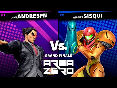AREA ZERO #1 - AKV | AndresFn (Kazuya) Vs. GIANTS | Sisqui (Samus, Snake) - Grand Finals