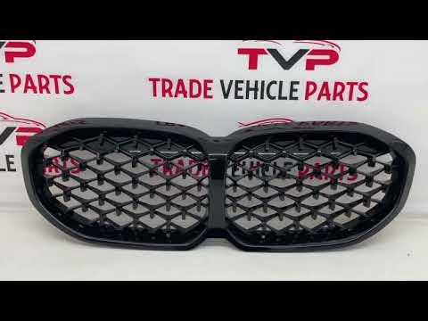 Fits BMW 1 Series F40 2019- Front Kidney Grilles Gloss Black video