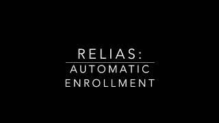 Relias-Auto Enroll in Training Plans