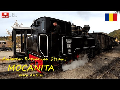 AWESOME ROMANIAN #MOCANITA! 🚂 | Mighty Little Steam Engines Still Operating! | Viseu de Sus