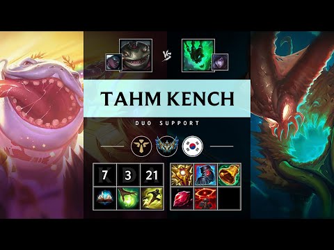Tahm Kench Support vs Thresh - KR Challenger Patch 25.12