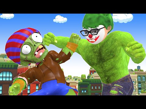 NickJoker Became Hero vs Tani Harley Quinn Troll Bad Guys Zomboss & Zombie - Scary Teacher 3D Funny