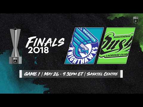 THE BOX: Rochester Knighthawks @ Saskatchewan Rush - NLL Finals Game 1