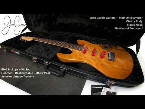 Juan Garcia Midnight Hammer | Custom S-Style | EMG SA | Ergonomic Neck | 2025 image 7