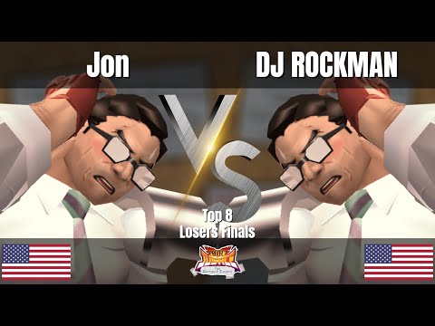 Jon (Hideo) vs DJ ROCKMAN (Hideo) - Project Justice Entrance Exams Newcomer Tournament Losers Finals