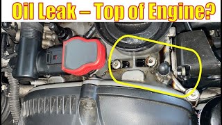 Identifying Source of Oil Leak on Audi A4 B8 - Top front of Engine - Timing Chain Cover? 2.0 TFSI