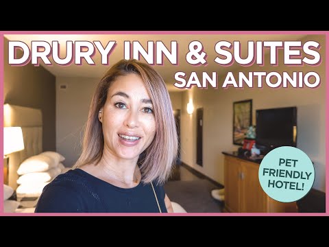 聖安東尼奧靠近La Cantera的Drury Inn and Suites酒店：寵物友好型酒店評論。 (Drury Inn and Suites San Antonio Near La Cantera: Pet-Friendly Hotel Review)