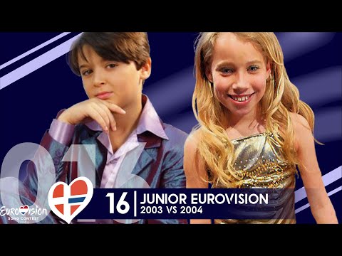 Junior Eurovision 2003 vs 2004