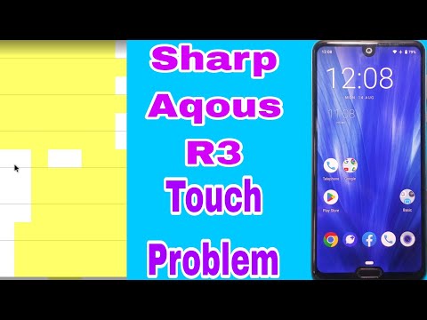 Sharp Aqous R3 Touch Not Work/Half Side Work Only/Proper Sharp Aqous R3 Touch Using #Solution