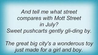 Rod Stewart - Manhattan Lyrics