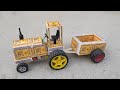 How To Make Matchbox Tractor At Home Diy Mini Tractor Mini Tractor Science Project