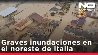 Las fuertes lluvias provocan graves inundaciones en el noreste de Italia
