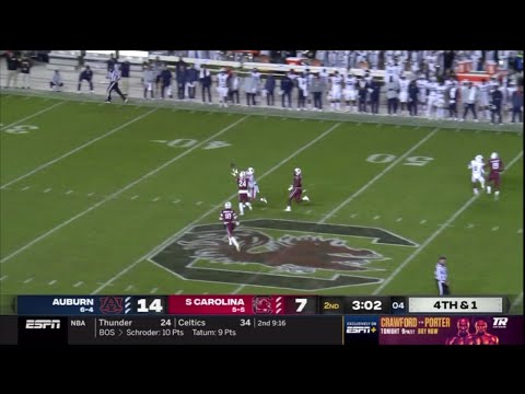 2021 USC vs Auburn - 4th and 1 Turnover on Downs