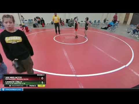 63-65 Lbs Round 3 - Cannon Crilly, Texas Elite Wrestling Club Vs Jax Migliaccio, Pace Rockwall Tra