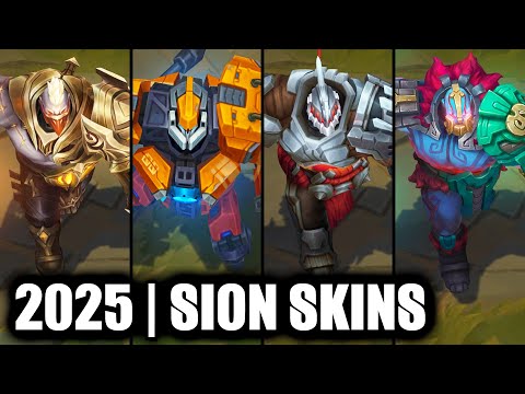 ALL SION SKINS SPOTLIGHT 2025 | League of Legends