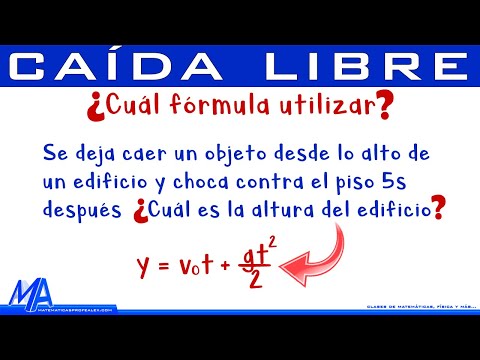 Caída libre | Cuál fórmula utilizar?