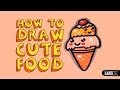 How To Draw a Cute Ice Cream - Kawaii Food ...