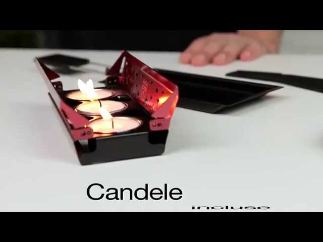 Vidéo teaser pour Kuhn Rikon Miniset per raclette Candle Light (italiano)