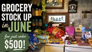 June Grocery Shop and Bulk Buys | Stocking the Pantry & Saving Money
